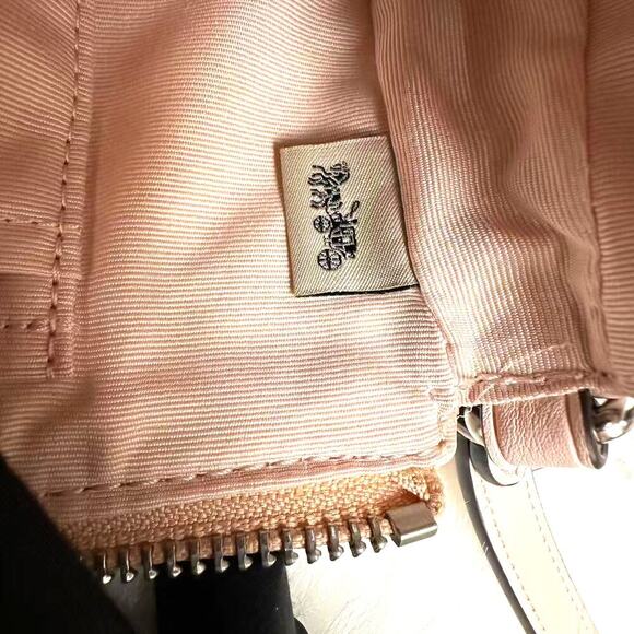 Coach Wristlet Nolita 19 In Signature Leather In Silver Blush NWT CZ456 - Picture 11 of 11